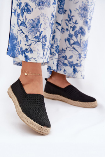 Espadrilky  Vinceza 13624 Černé