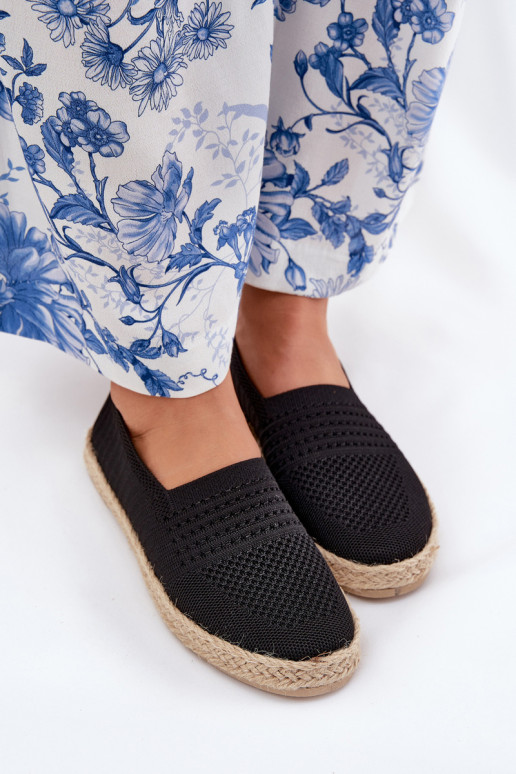Espadrilky  Vinceza 13624 Černé  Espadrilky  Vinceza 13624 Černé