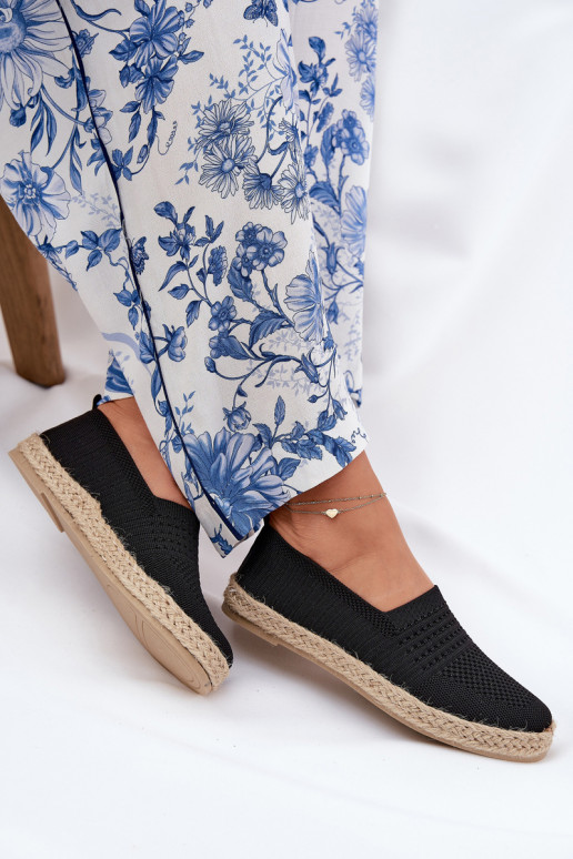 Espadrilky  Vinceza 13624 Černé  Espadrilky  Vinceza 13624 Černé