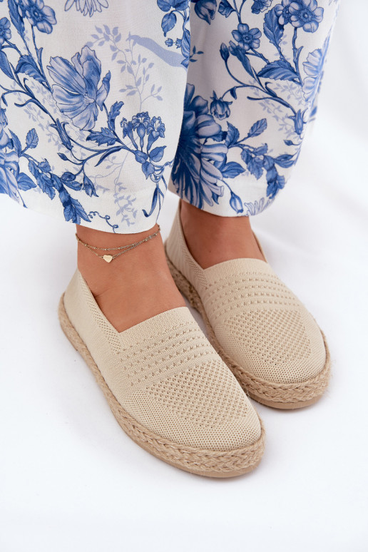 Espadrilky  Vinceza 13624 béžové  Espadrilky  Vinceza 13624 béžové