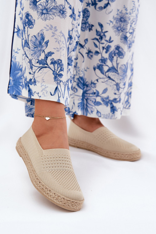 Espadrilky  Vinceza 13624 béžové  Espadrilky  Vinceza 13624 béžové