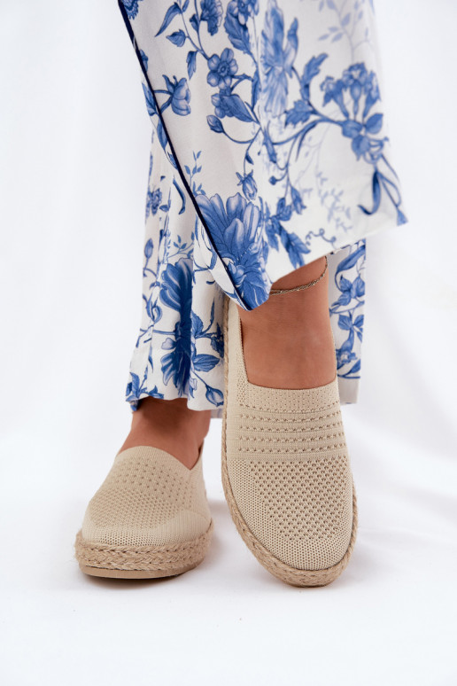 Espadrilky  Vinceza 13624 béžové  Espadrilky  Vinceza 13624 béžové
