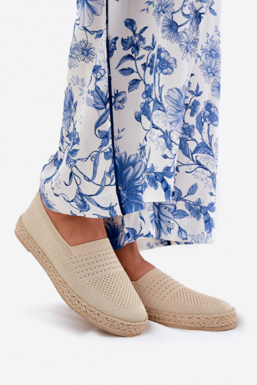 Espadrilky  Vinceza 13624 béžové  Espadrilky  Vinceza 13624 béžové