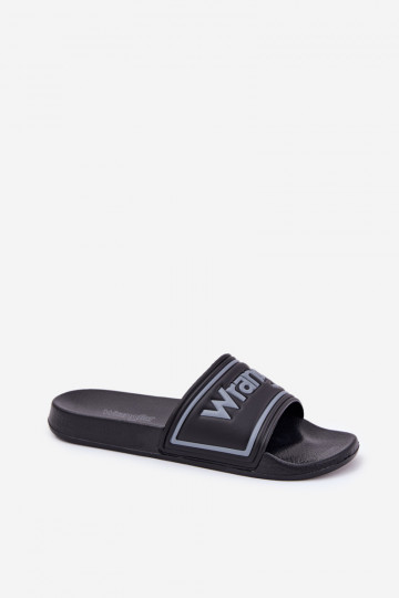 Pantofle  WRANGLER AVERELL SLIDER MEN LOW 20251042.25Y Černé