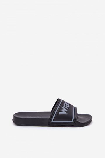 Pantofle  WRANGLER AVERELL SLIDER MEN LOW 20251042.25Y Černé 2