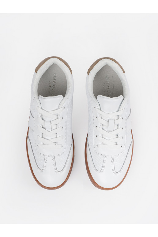 ze semiše bílé Tenisky Sergio Leone ze semiše bílé Tenisky Sergio Leone