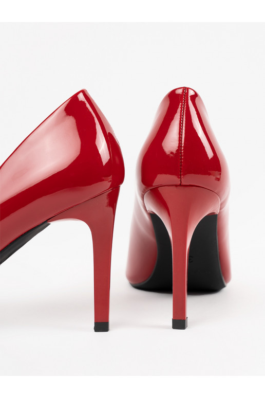 červené Boty na vysokém podpatku Sergio Leone