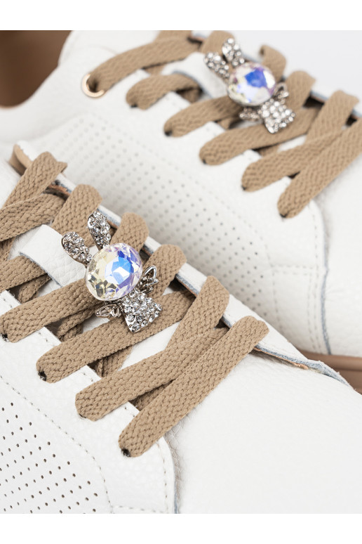 Bílá- Tenisky z przypinką  Sergio Leone Bílá- Tenisky z przypinką  Sergio Leone