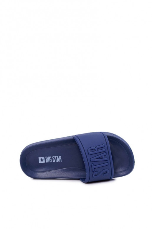 Pantofle Dětské Big Star tmavě modrá DD374155 Pantofle Dětské Big Star tmavě modrá DD374155