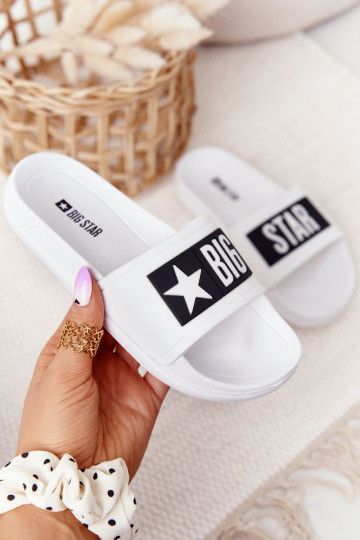 Pantofle Dětské Big Star DD374151 bílé