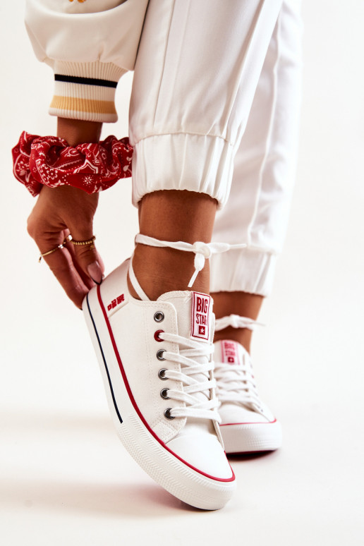   ležérní boty BIG STAR JJ274123 bílé