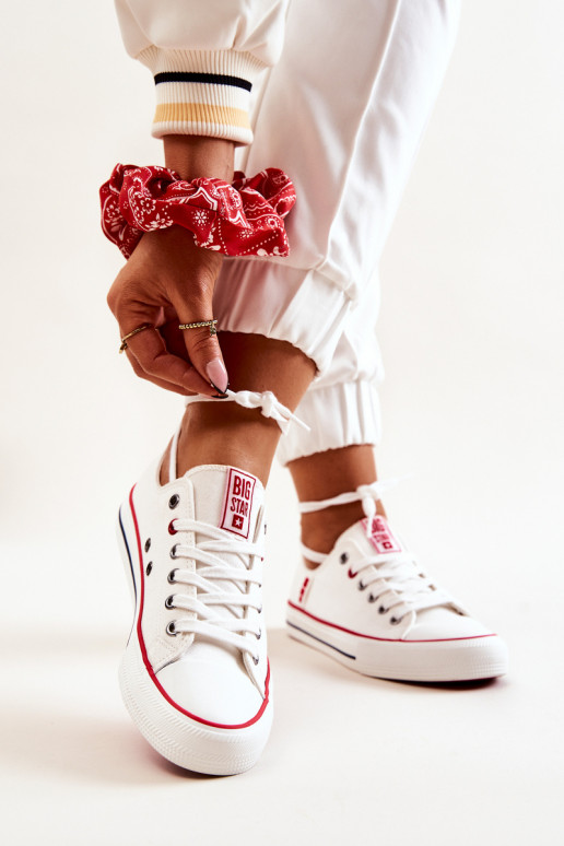   ležérní boty BIG STAR JJ274123 bílé