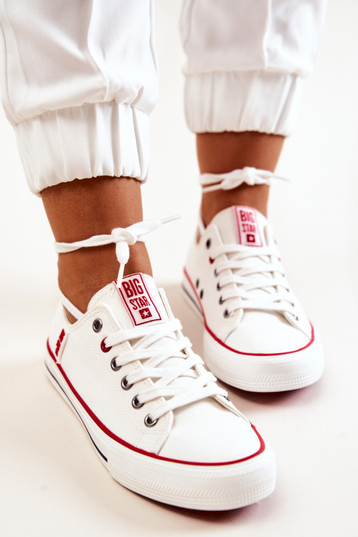   ležérní boty BIG STAR JJ274123 bílé