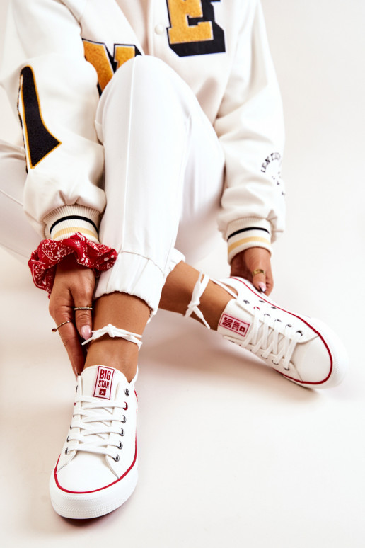   ležérní boty BIG STAR JJ274123 bílé