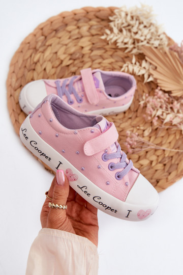 ležérní boty Dětské Lee Cooper LCW-24-02-2160 růžová 2