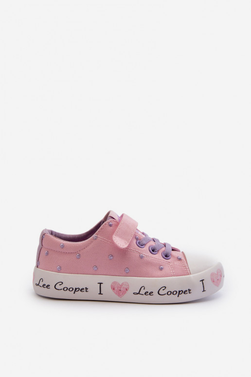 ležérní boty Dětské Lee Cooper LCW-24-02-2160 růžová ležérní boty Dětské Lee Cooper LCW-24-02-2160 růžová