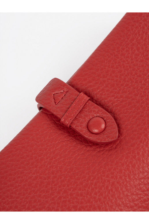 červené Dámská kabelka z przegródkami