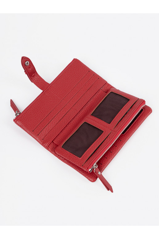 červené Dámská kabelka z przegródkami