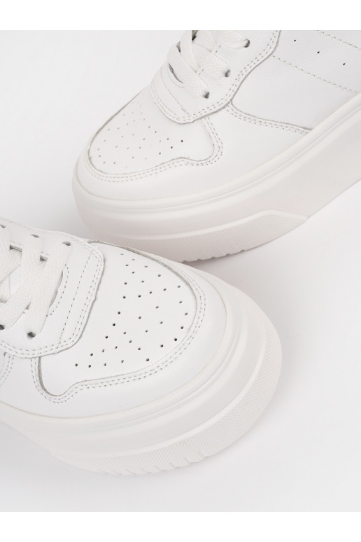 bílé Tenisky s platformou  Sergio Leone