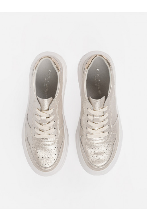 zlaté barvy Tenisky s platformou  Sergio Leone zlaté barvy Tenisky s platformou  Sergio Leone