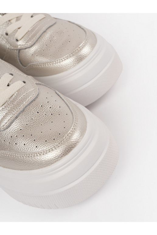 zlaté barvy Tenisky s platformou  Sergio Leone zlaté barvy Tenisky s platformou  Sergio Leone