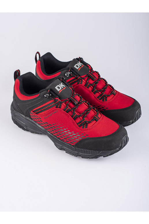Trekingové boty  s masivním podpatkem DK červené Aqua Softshell