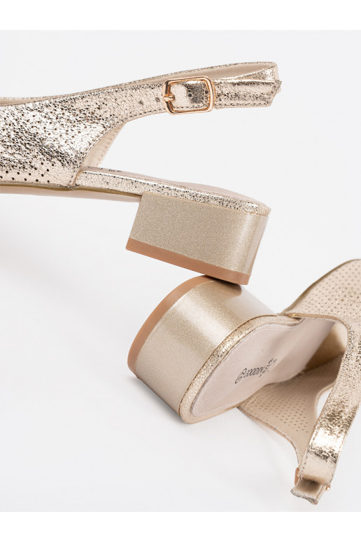 zlaté barvy  sandály  zlaté barvy  sandály