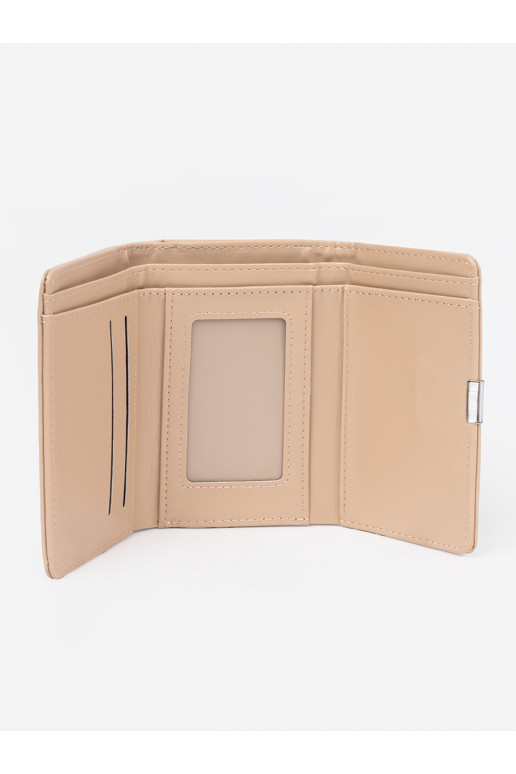 Peněženka béžové ekokůže