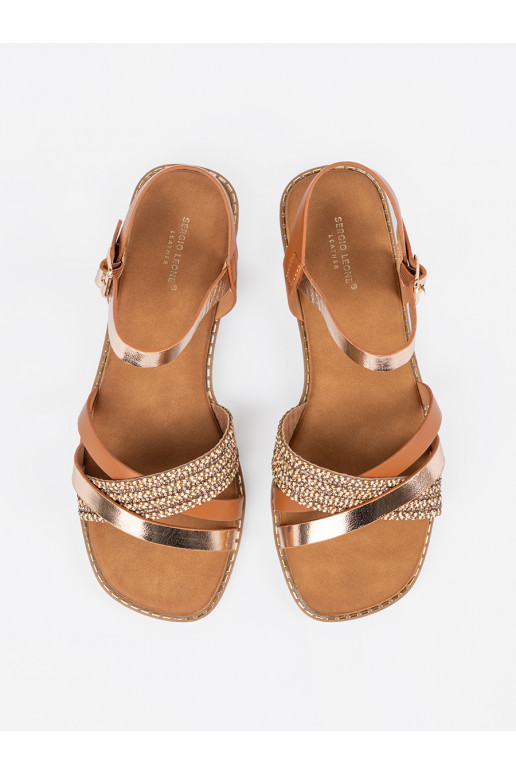 hnědá sandály   Sergio Leone hnědá sandály   Sergio Leone