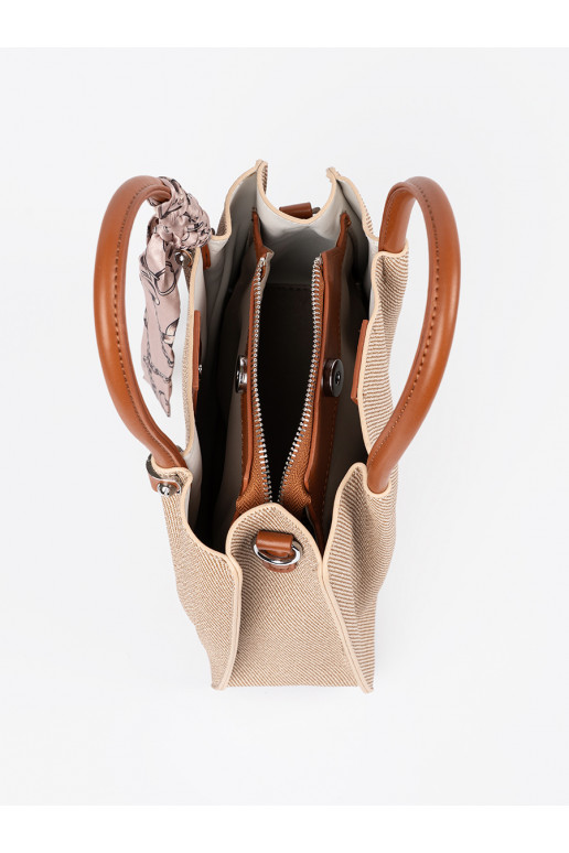  średnia kabelka z ozdobną chustą