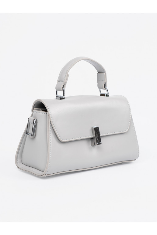 šedá kabelka na ramie z rączką