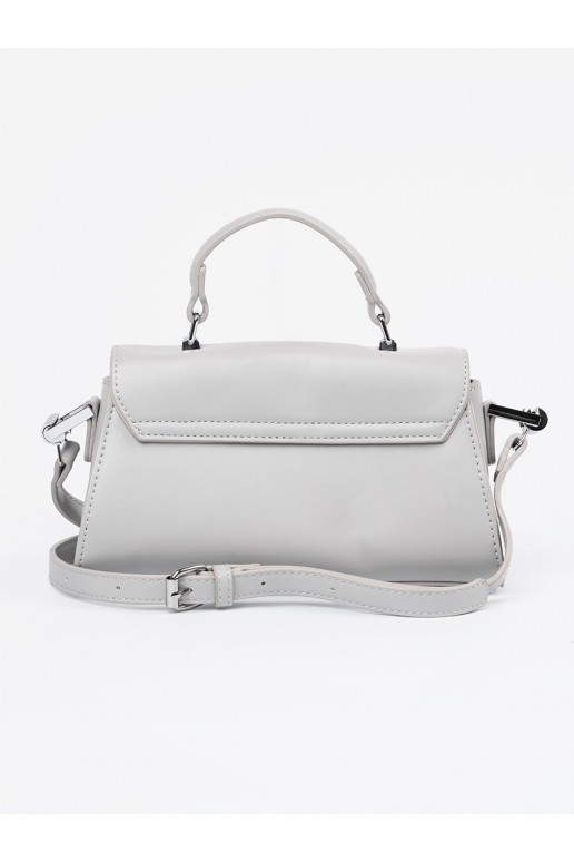 šedá kabelka na ramie z rączką