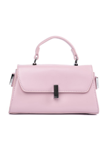 růžová kabelka na ramie z rączką