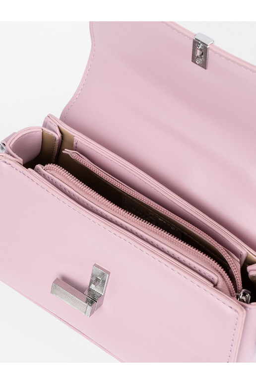 růžová kabelka na ramie z rączką