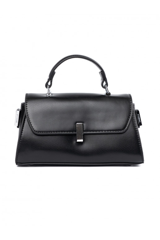 černá kabelka na ramie z rączką