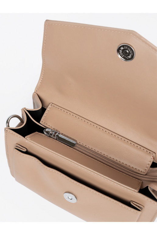 slonová kost Elegantní kabelkaz rączką i paskiem