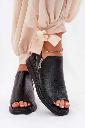 Dámské sandály  Černé Mevinette 2