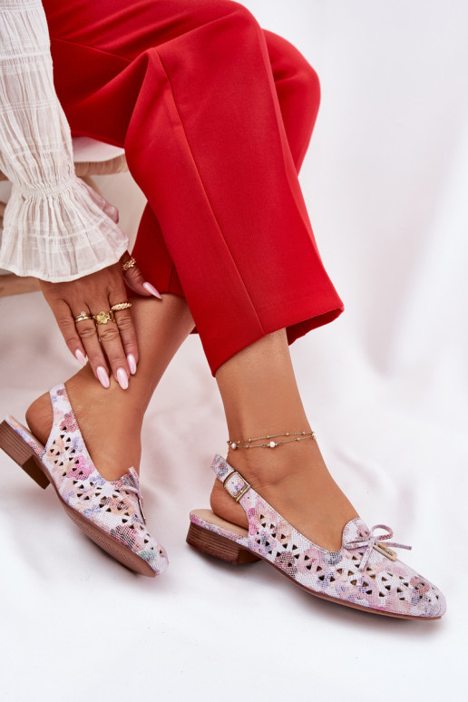 Ažurové baleríny s otevřenou patou různé barvy Navinnia Ažurové baleríny s otevřenou patou různé barvy Navinnia