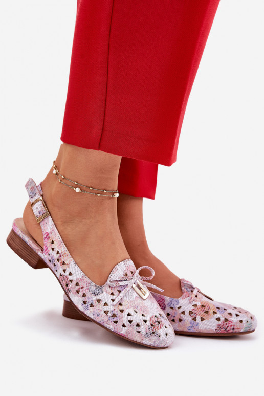 Ažurové baleríny s otevřenou patou různé barvy Navinnia Ažurové baleríny s otevřenou patou různé barvy Navinnia