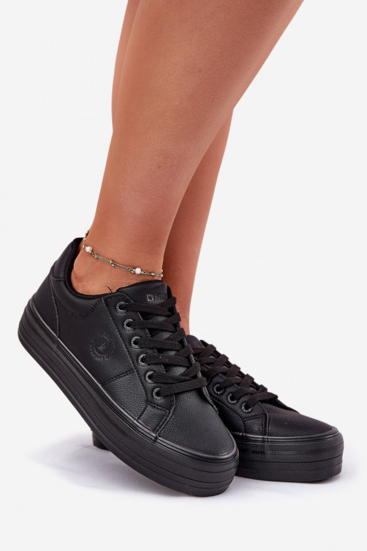 Eko  Ležérní obuv s platformou Big Star RR274299 Černé Eko  Ležérní obuv s platformou Big Star RR274299 Černé