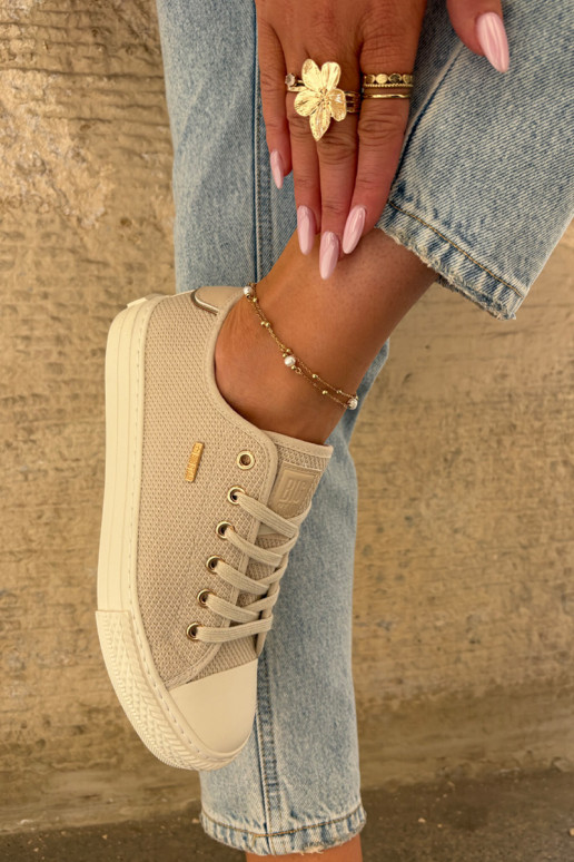 Ležérní obuv Big Star RR274767 béžové  Ležérní obuv Big Star RR274767 béžové