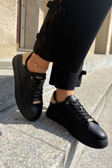 Tenisky  z ekologické kůže Big Star RR274257 Černé 2