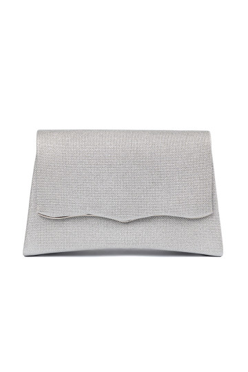 Malá stříbrná barva kabelka s ozdobným řetízkem