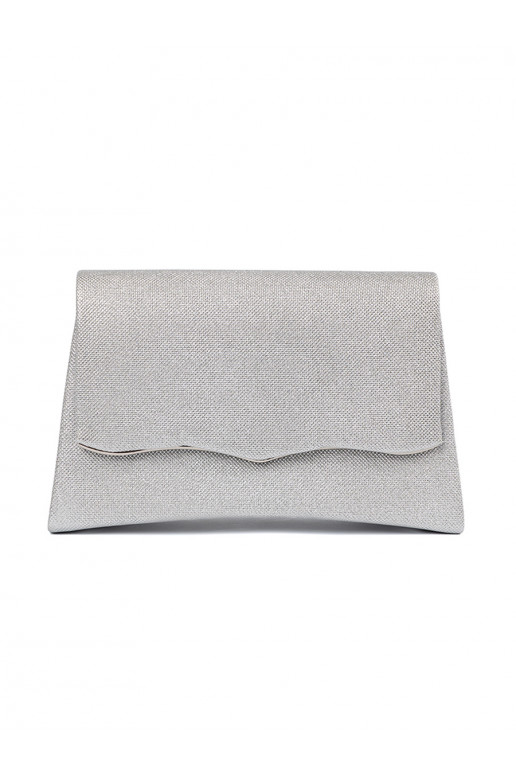 Malá stříbrná barva kabelka s ozdobným řetízkem