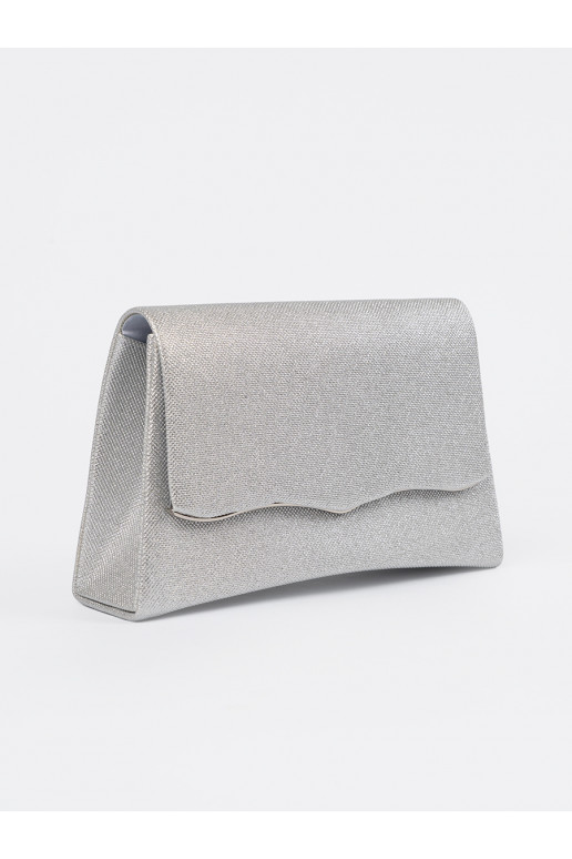 Malá stříbrná barva kabelka s ozdobným řetízkem