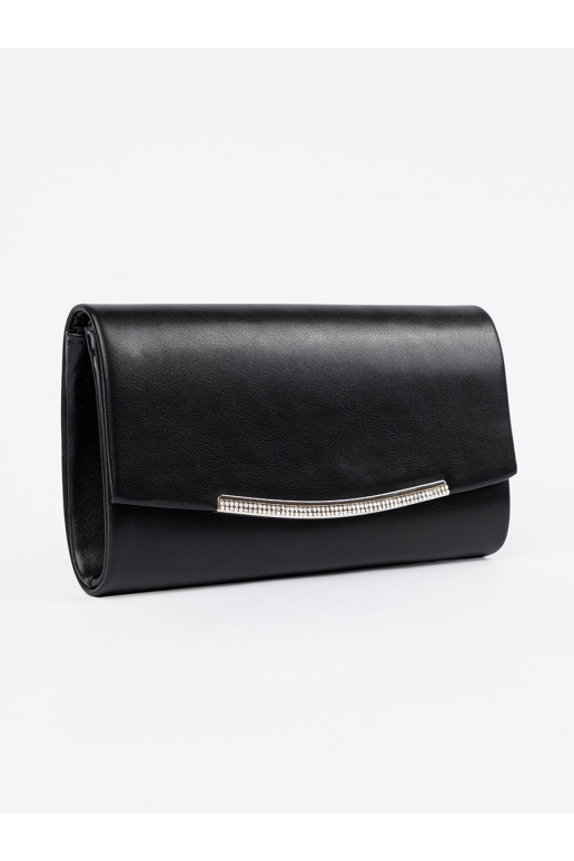 černá typ obálky s ozdobným řetízkem