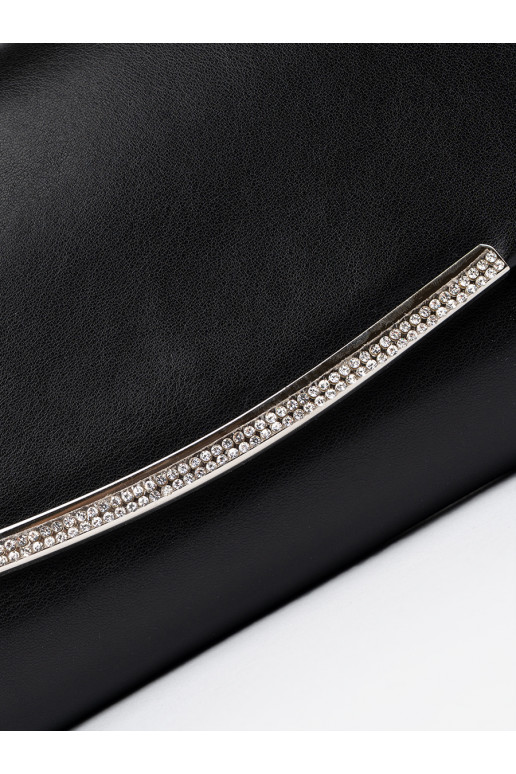 černá typ obálky s ozdobným řetízkem