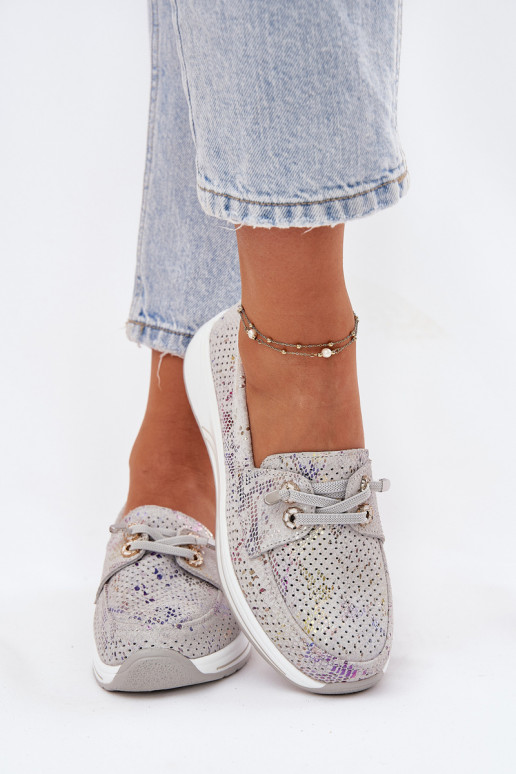 ze semiše boty  s platformou Artiker 56C2104 šedá ze semiše boty  s platformou Artiker 56C2104 šedá