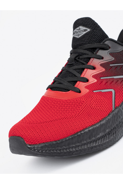 Černé a-červené sportovní obuv Černé a-červené sportovní obuv