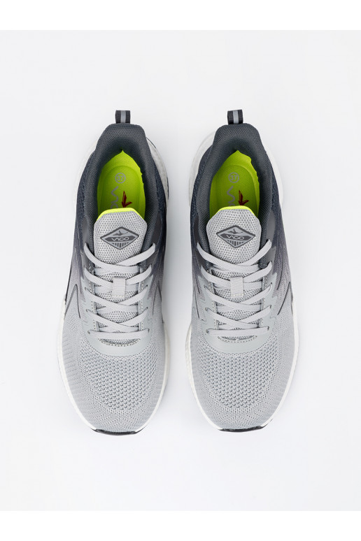 šedá sportovní obuv z m elementem šedá sportovní obuv z m elementem